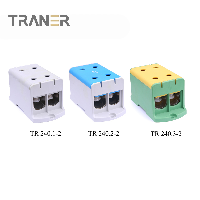 TR 240 series 2 ways Al/Cu universal terminal block